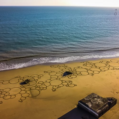 Beach art Bubulles