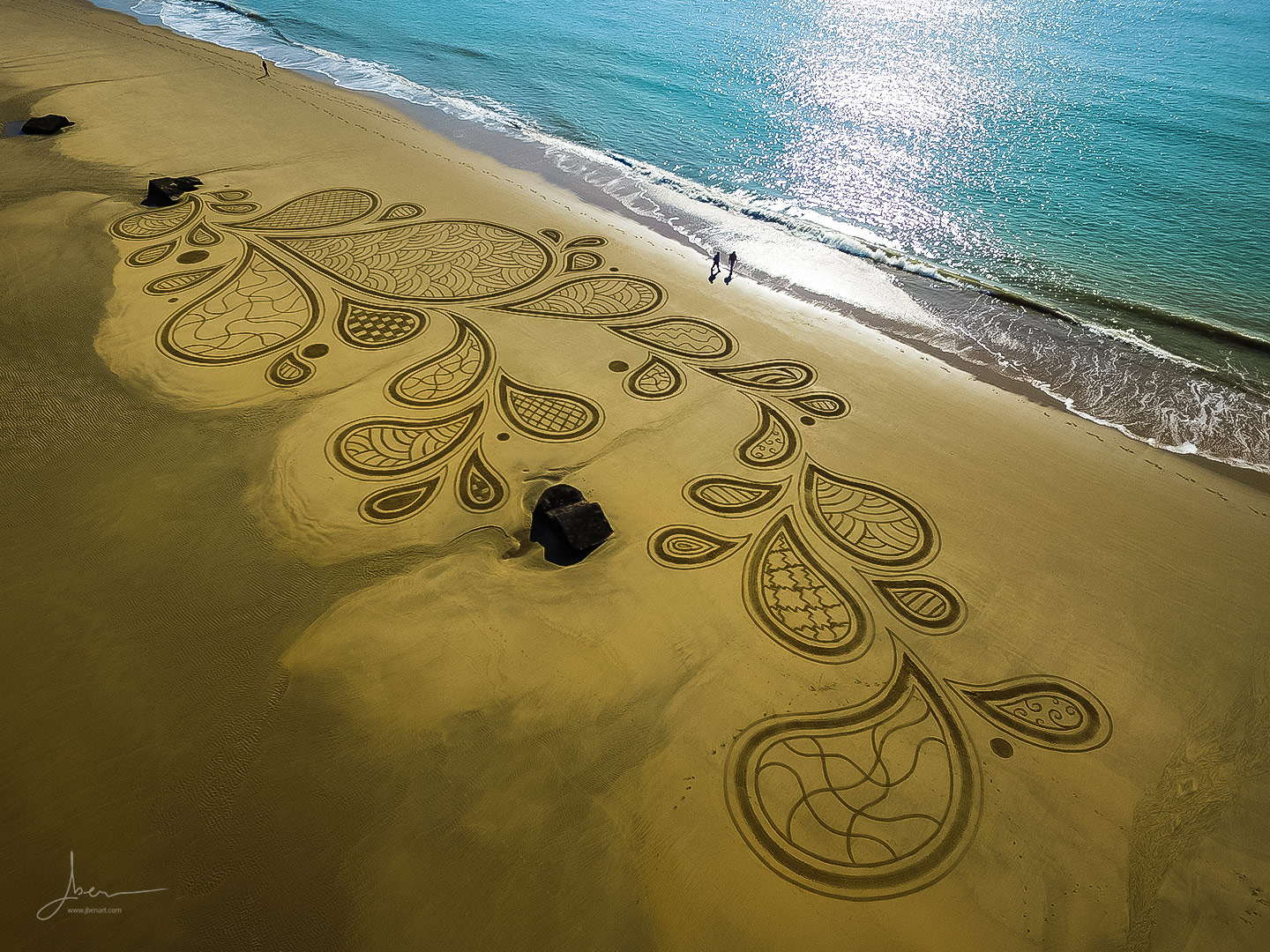 Beach art splash textures