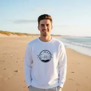 Sweat Bio Petit Bateau Effet Mer