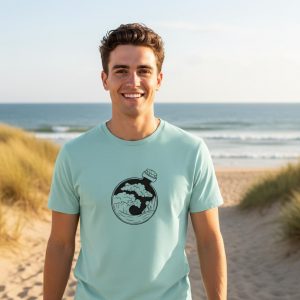 T-Shirt Bio Effet mer earth in a bottle